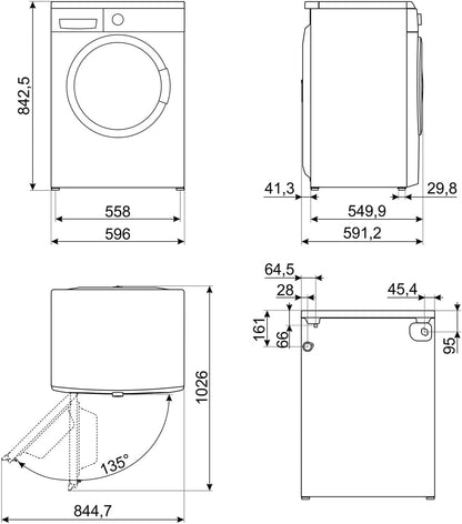 LB1T80IT LAV.1000G 8KG A+++