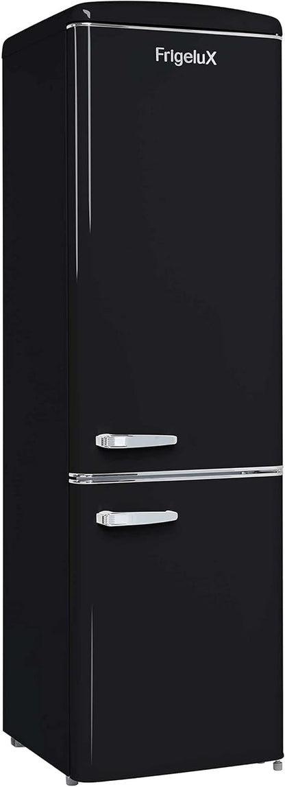 - Réfrigérateur Combiné Rétro CB255RNA++ - Réfrigérateur Congélateur 2 Portes - 255L Dont Congélateur 63L - Dégivrage Automatique, Pose Libre, Style Vintage - Noir