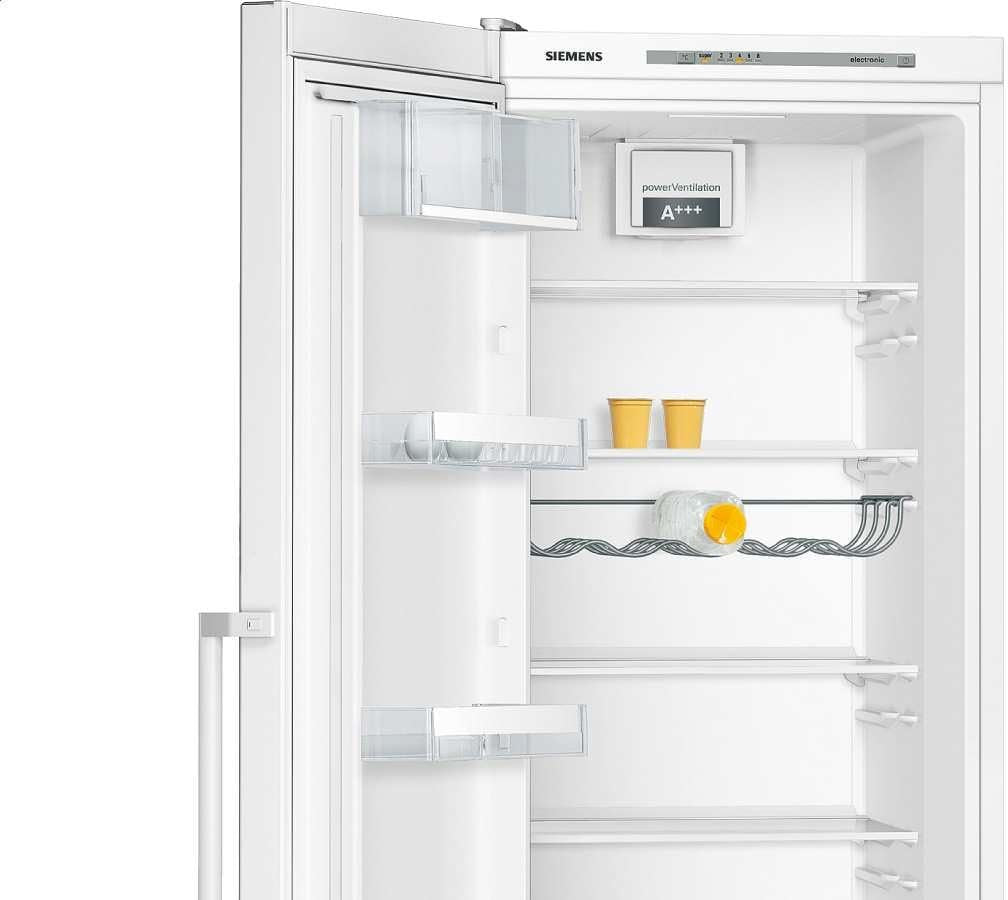 KS36VVW40 Iq300 Réfrigérateur/A+++ / Refroidissement : 348 L/Blanc/Bottlerack/Safetyglass/Ecoplus