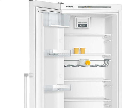 KS36VVW40 Iq300 Réfrigérateur/A+++ / Refroidissement : 348 L/Blanc/Bottlerack/Safetyglass/Ecoplus