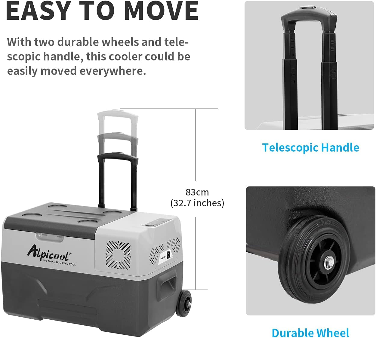 CX30 30L Réfrigérateur De Voiture Portable Congélateur Et Réfrigérateur, Glaciere Électrique À Compression Pour Maison, Dortoir, Camping
