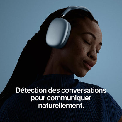 Airpods Max 2, Casque Circum-Auriculaire Sans Fil, Réduction Active Du Bruit, Audio Adaptatif, Audio Spatial Personnalisé, Traduction En Direct, Casque Bluetooth Pour Iphone - Minuit
