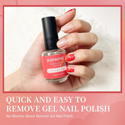 15Ml Dissolvant Vernis Semi Permanent, Enlève Le Vernis Gel En 3 À 5 Minutes Sans Trempage Ni Enveloppement, Enlève Facilement Et Rapidement Vernis Gel
