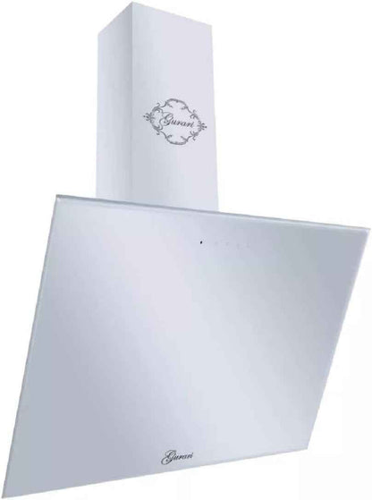 Hotte Murale 80 Cm  286 WH 8 Pr/Hotte Aspirante Verre Blanc/Hotte Inclinée 1000 M³/H Avec Télécommande/Classe a /