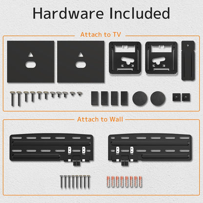 Support Mural Fixe Pour 2021 Samsung TV, Micro Gap Support Mural TV Pour Téléviseurs 43-85 Pouces Neo QLED, QLED and Crystal UHD Avec Capacité Max De 60Kg VESA Max De 1700X800Mm