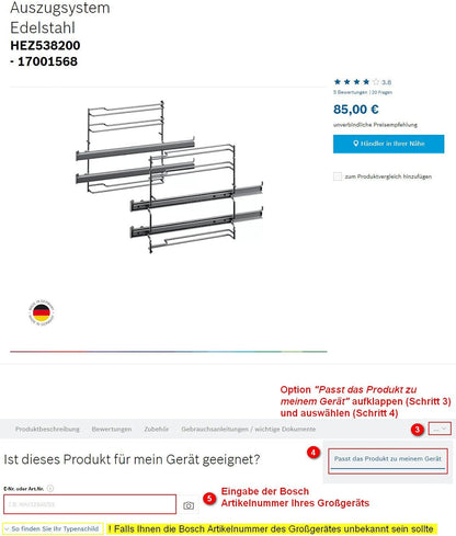 SMZ2014 - Accessoires Pour Lave-Vaisselle - Panier Pour Verres À Pied