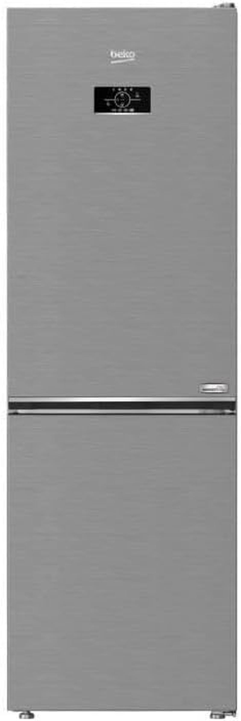 Congelateur Armoire Réfrigérateur Combiné BEKO - B3RCNE364HXB - 316 Litres - L66 Cm - Métal Brossé- 37 Db