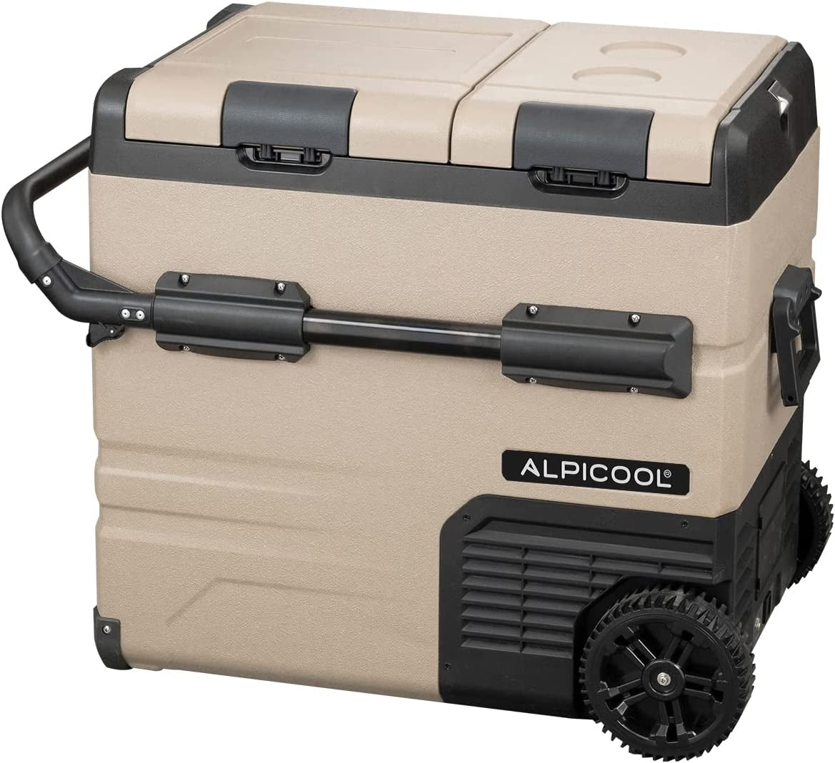 TAW55 Glaciere Portable Réfrigérateur Voiture 55 Liter Camping Congélateur 12/24V Mini Frigo Pour Maison, Bureau Ou Pique-Nique En Plein Air/ -20 À 20℃