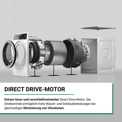 Bauknecht B7 99 Silence DE Machine À Laver À Chargement Frontal/A -30% / 9 Kg/Technologie Gentlepower/Option Hygiène Steam/Moteur Direct Drive/Départ Différé/Sécurité Enfant