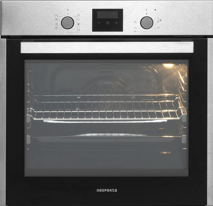 Respekta Four Encastrable Autonome / 8 Types De Chauffage/Temps LED Avec Commande Tactile/Volume De 60 Litres/Prise De Courant/Classe D'Efficacité Énergétique a / AB140-33