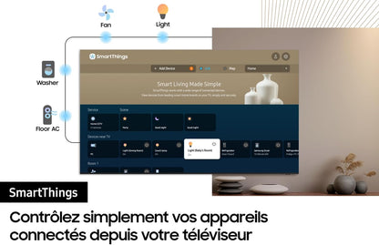 TV Crystal UHD 4K 2023 43CU7025 Smart TV De 43" Avec Purcolor, Processeur Crystal UHD, Smartthings, Contrast Enhancer Avec HDR10+ Et Smart TV Powered by Tizen