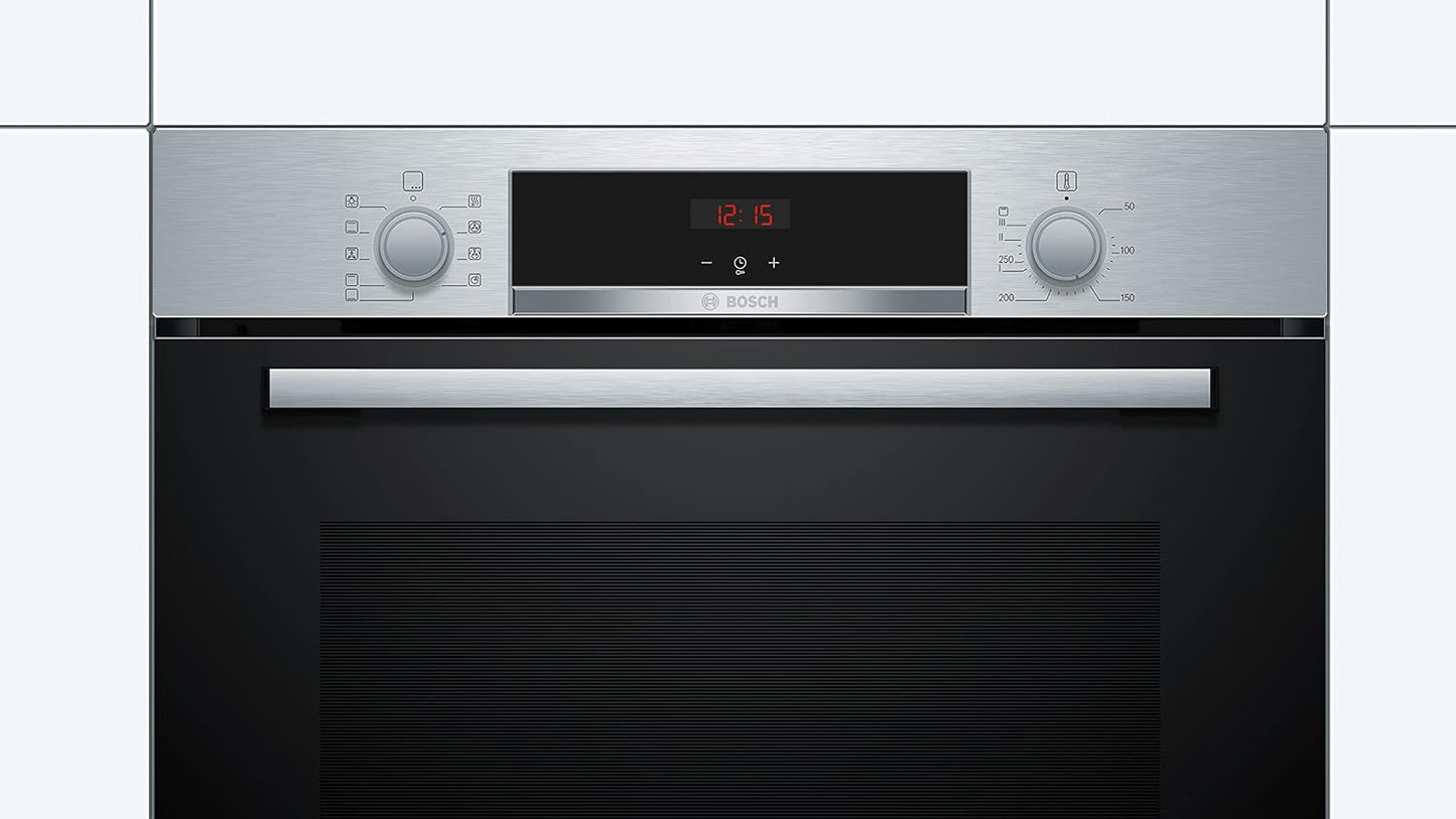 HBA534BR0 Four Intégrable Série 4 - Four Multi-Fonctions - Ecoclean - 3400 W - Grande Capacité De 71L - Noir