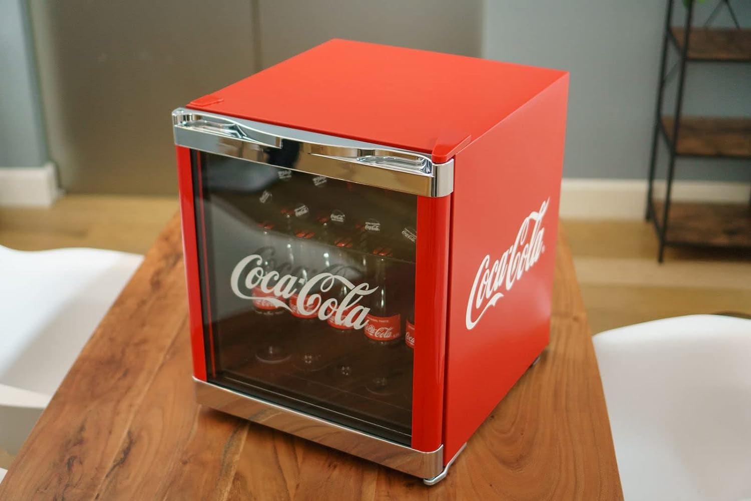 °CUBES Coca-Cola/Hus-Cc 165 Réfrigérateur À Bouteilles, Hauteur : 51 Cm, 98 Kwh/An, Capacité : 48 L