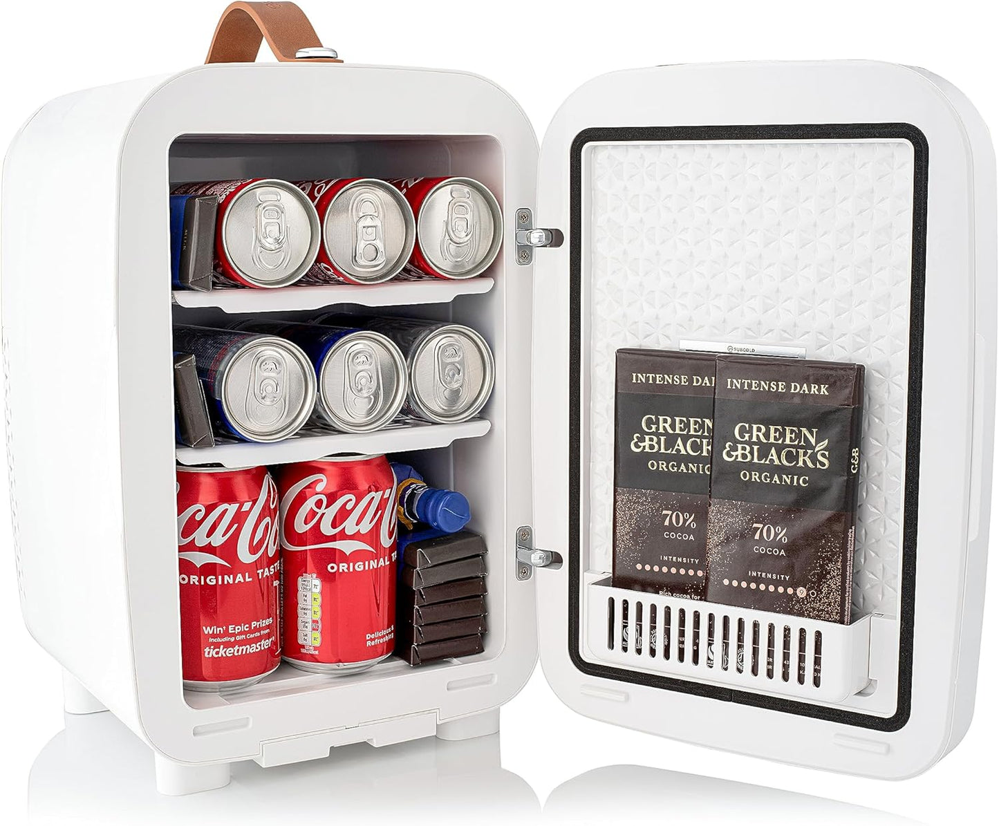 Subcold Pro10 Mini Refroidisseur De Luxe | Petit Réfrigérateur Portable Compact 10 L 12 V Et 110 V | Système De Refroidissement Silencieux Et Efficace | Idéal Pour Chambre, Bureau, Beauté Et Voiture