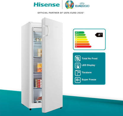 Hisense Congélateur Fv191N4Aw2/Totalnofrost/ Superfreze/ Alarme De Porte/Multiflow 360°/Bigbox/143,4 Cm/ Compartiment Congélateur 147 L/41 Db/ 205 Kwh/Blanc
