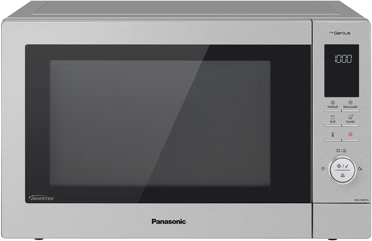NN-CD87KSGTG Micro-Ondes Combiné Et Gril, Version Allemande, Mode D'Emploi Et Touches En Allemand Argenté