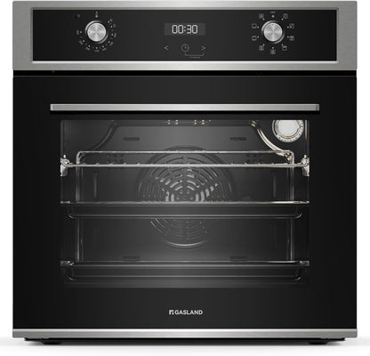 ES609321DSH Four À Encastrer, 70L, Autarcique, Four Électrique Avec 9 Fonctions Four, Triple Vitrage, Tiroir Télescopique Et Sélecteur Rotatif Escamotable, Air Chaud, Inox, Sécurité Enfant
