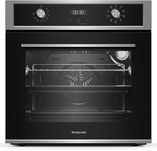 ES609321DSH Four À Encastrer, 70L, Autarcique, Four Électrique Avec 9 Fonctions Four, Triple Vitrage, Tiroir Télescopique Et Sélecteur Rotatif Escamotable, Air Chaud, Inox, Sécurité Enfant