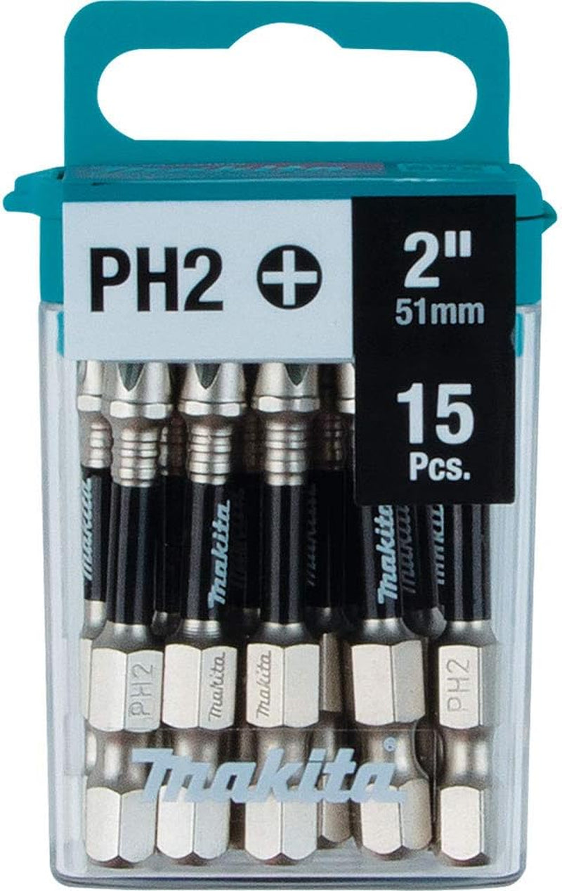 Makita E-01046 Impact XPS™ #2 Embout De Puissance Phillips 2", 15/Pqt