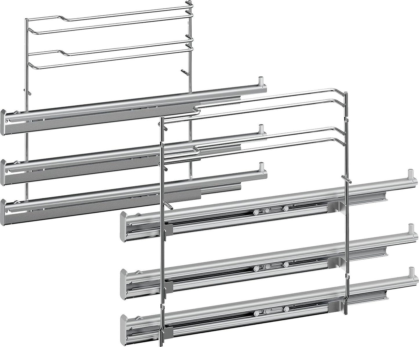 Rail Four HZ638370 Rails Télescopique, 3 Niveaux