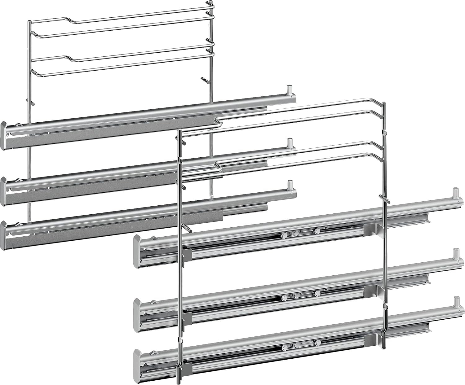 Rail Four HZ638370 Rails Télescopique, 3 Niveaux