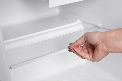 Melchioni ARTIC47LT Mini Réfrigérateur Silencieux, Congélateur Intégré, Réfrigérateur À Boissons, Compresseur Et Freezer, 47 Litres, Blanc