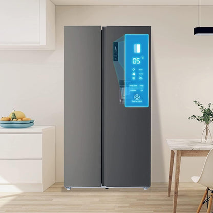 559L Réfrigérateur Américain Inverter Distributeur Eau Noir | FSS559NEI42D, Inverter, No Frost, Écran LED Numérique, Garantie Compresseur 12 Ans