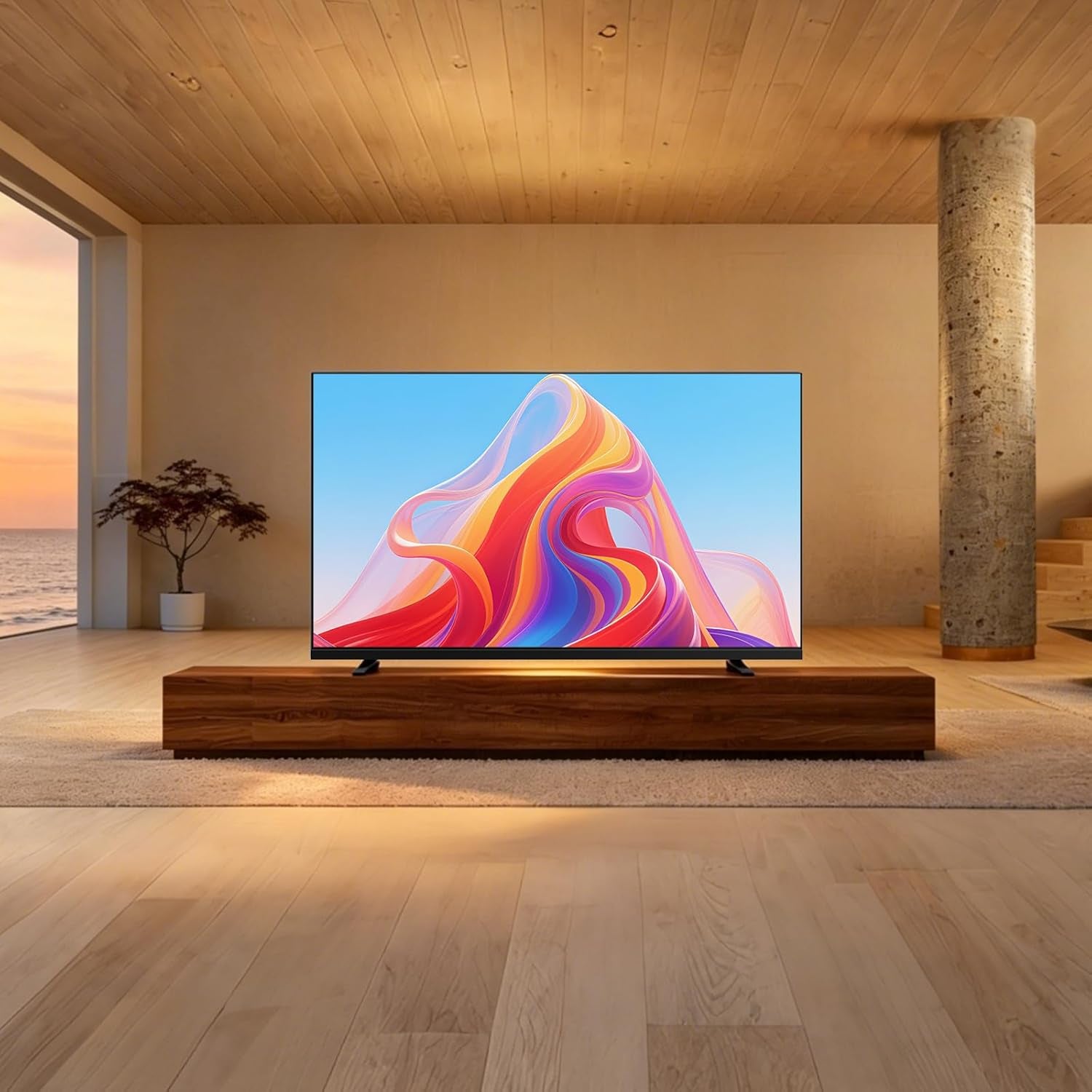 40 Pouces (100 Cm) Smart TV FHD Television LED, QLED, HDR 10 Dolby Audio Bluetooth 5,1 Tuner DVB-T/T2/C/S/S2 CI+ Low Blue Light, 1.5GB (40CTQH38Z, 2026 Nouveau Modèle)