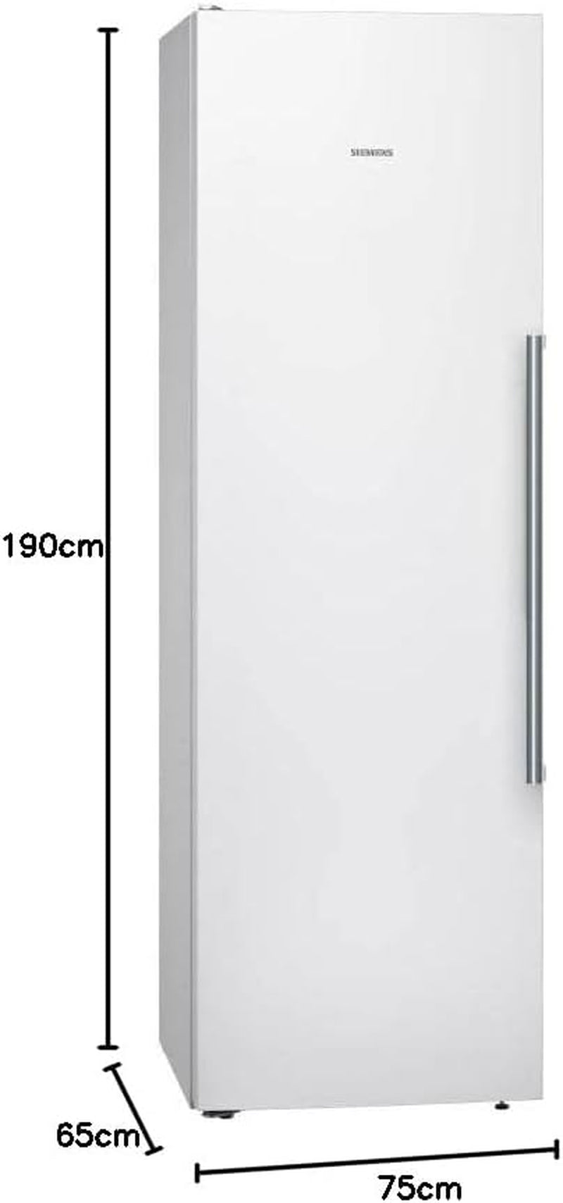 Iq500 KS36VAWEP Réfrigérateur Autoportante 346 L E Blanc