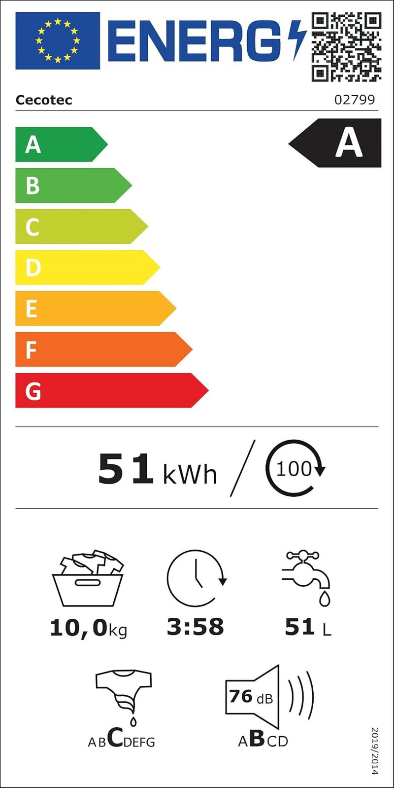 Lave Linge Frontal Bolero Dresscode 7150 Inverter A, Machine À Laver 7 Kg, 1400 Tr,Min, 12 Programmes, Classe A, Inverter Plus, Steam Max, Drum Clean, Départ Différé, Sécurité Enfant