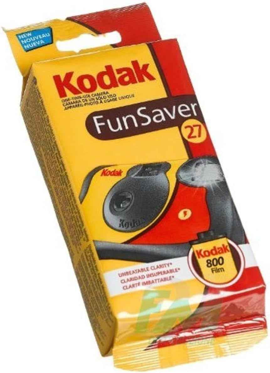Funsaver Lot De 4 Appareils Photo Jetables Avec Flash 800 ISO