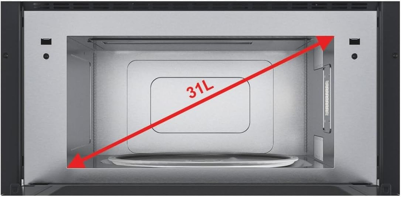 Micro Ondes Grill Encastrable Whirlpool AMW730NB - Micro-Ondes + Grill Integrable Noir - 31 Litres - 1000 W