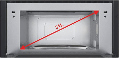 Micro Ondes Grill Encastrable Whirlpool AMW730NB - Micro-Ondes + Grill Integrable Noir - 31 Litres - 1000 W