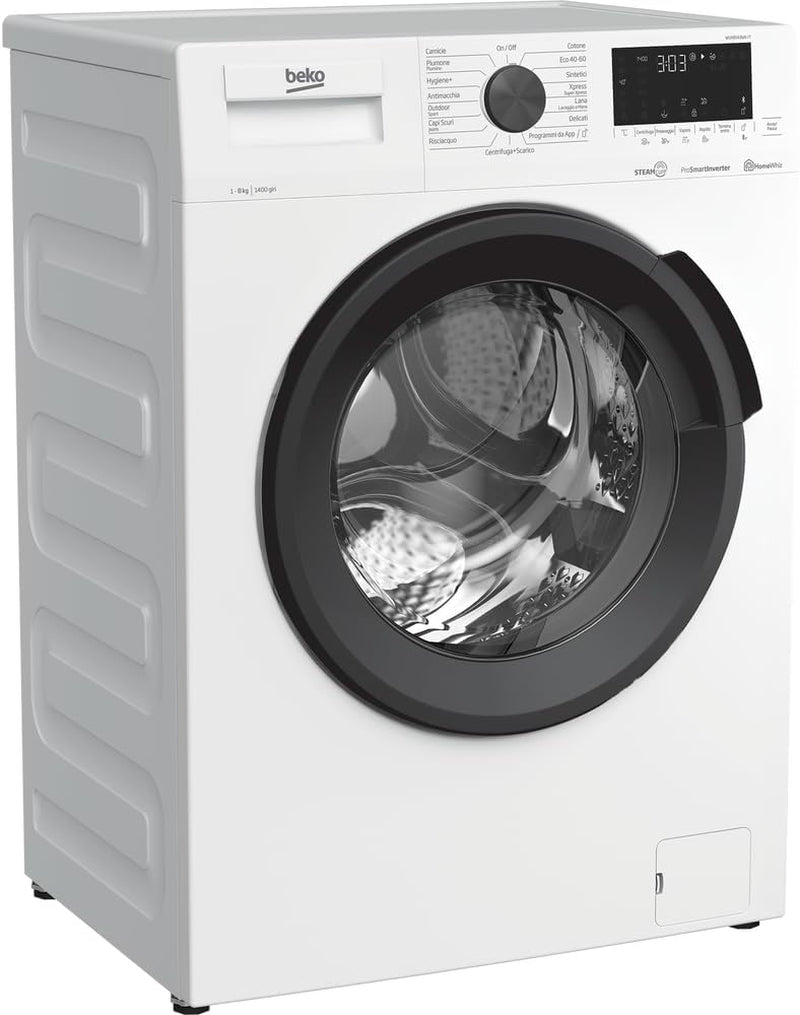 WUX81436AI Machine À Laver À Chargement Frontal 8 Kg 1400 G PROSMART Inverter Vapeur WIFI