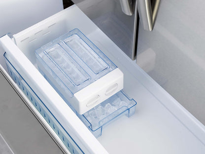 HISENSE Mkgnf536 ED Réfrigérateur/Congélateur/A + +/177,4 Cm Hauteur/322 Kwh/An/417 L Refroidissement Partie/119 L Partie Congélateur/Distributeur D'Eau/Réglage De La Température Séparés/Inox