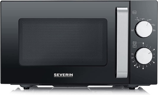 Four Micro-Ondes, 20 L, Jusqu’À 800 W, 6 Niveaux De Puissance, Fond Plat Céramique, Noir, MW7761