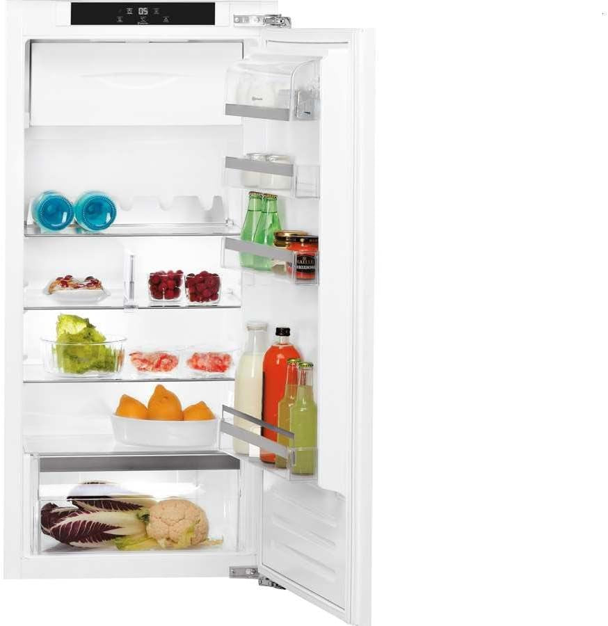 Bauknecht Kvie 2124 Réfrigérateur/Congélateur/A + + +/Hauteur 122 Cm/118 Kwh/An/173L Partie Isotherme/18L Partie Congélateur/Silencieux Avec Seulement 36 Db/Particulièrement Économie D'Énergie/Blanc