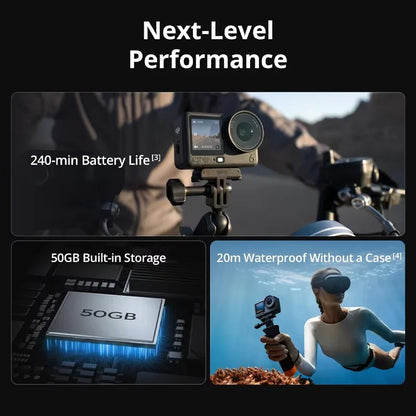 DJI Osmo Action 6 Action Camera Variable Aperture 1/1.1-inch Square Senator, New 4K Free croping Osmo Action 6 GWmarket