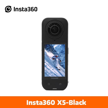 Insta360 X5 action camera, new 8K 30fps version, interchangeable lenses, triple IA chip, upper performance in low light, full minutes, Insta 360 X5 GWmarket