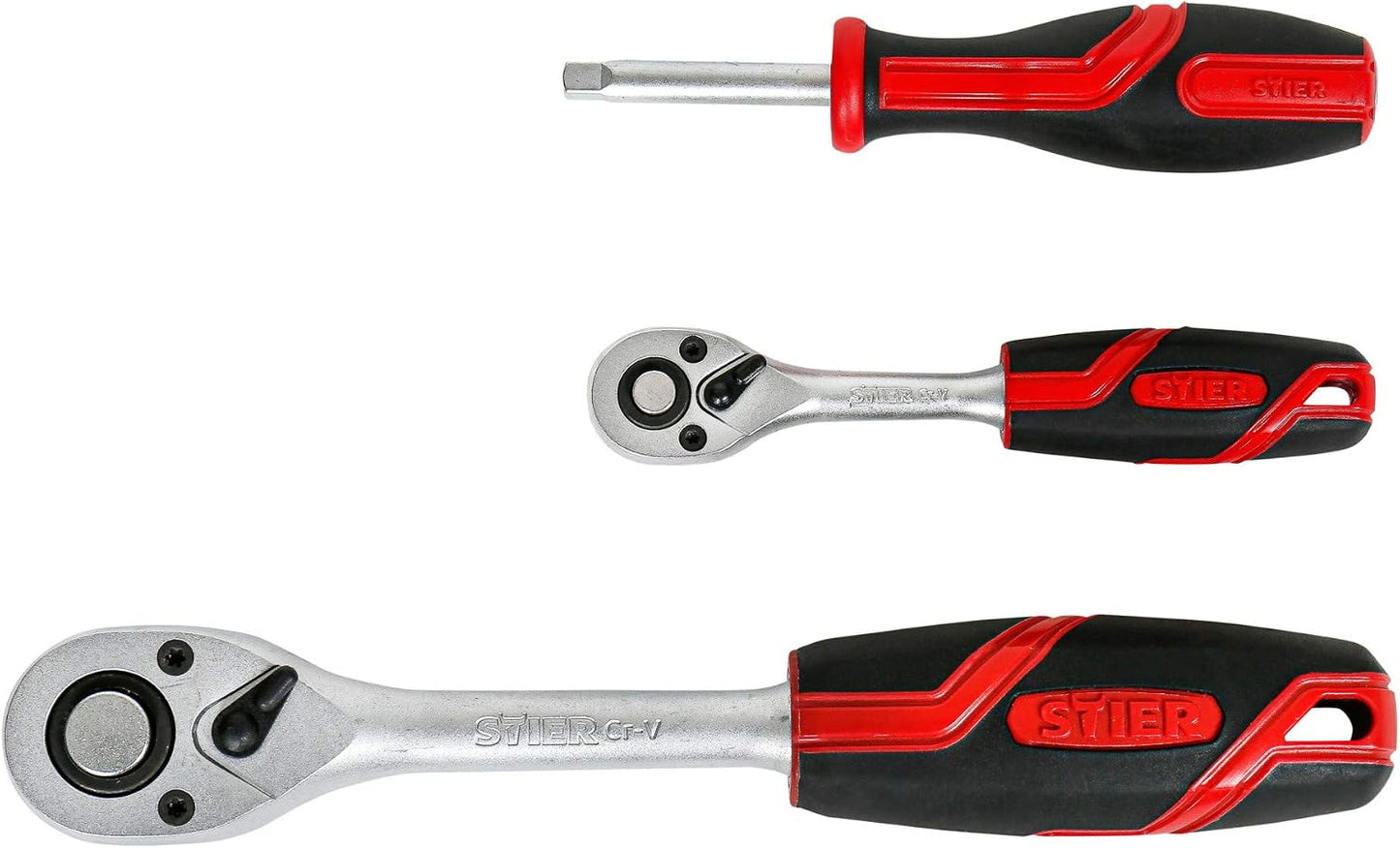 Jeu De 54 Clés À Douilles 1/4'' + 1/2'', Douilles Hexagonales De 5-27Mm, Phillips, Torx, Jeu De Douilles