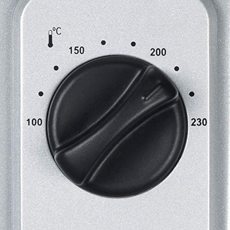 Mini-Four 20 L Avec Grille Et Plaque De Cuisson Incluses, Four Posable 1 500 W Design Simple Et Élégant, Mini-Four Électrique Avec Minuteur 60 Min, Argent, to 2045
