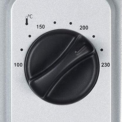 Mini-Four 20 L Avec Grille Et Plaque De Cuisson Incluses, Four Posable 1 500 W Design Simple Et Élégant, Mini-Four Électrique Avec Minuteur 60 Min, Argent, to 2045