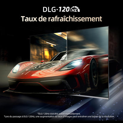 TV Mini QLED 4K 65 Pouces Local Dimming (M65QA9) | Gaming DLG 120Hz, MEMC 60Hz, Support HDR10, Chromecast Intégré