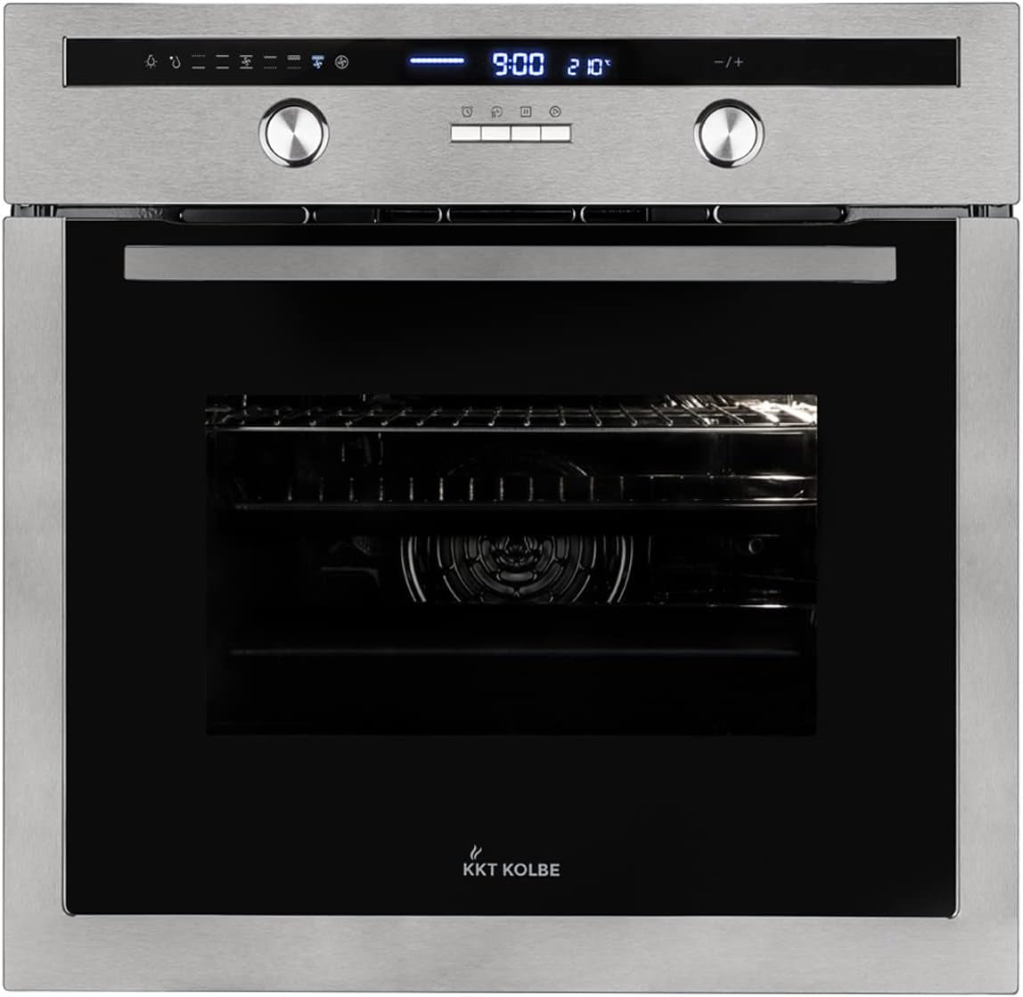 Four Encastrable 60 Cm / 70L / 3Kw / Rôtisserie/Capteur De Température Du C?Ur/Gril/Air Chaud/Tiroirs Télescopiques / EB8013ED