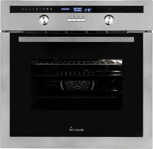 Four Encastrable 60 Cm / 70L / 3Kw / Rôtisserie/Capteur De Température Du C?Ur/Gril/Air Chaud/Tiroirs Télescopiques / EB8013ED