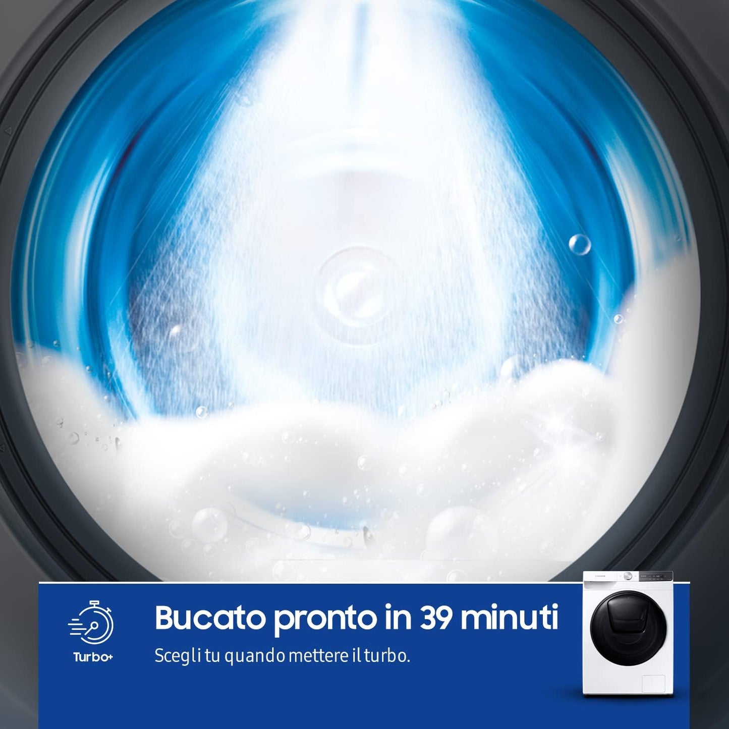 WW90T754DBT/S3 Lave-Linge - 9 Kg, Ultrawash, Ai Control, 1400 Tr/Min, Blanc