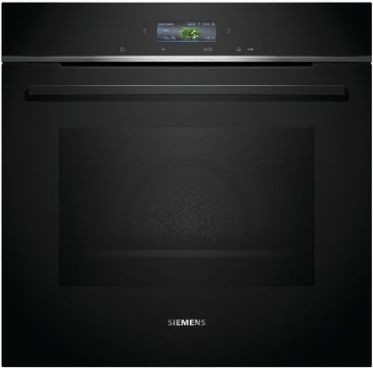 HB734G1B1, Iq700 Four Intelligent Encastrable 60 X 60 Cm, Fabriqué En Allemagne, Noir, Ecoclean & Humidclean, Auto-Nettoyage, Air Fry, Programmes Automatiques, Écran Tactile Coloré, Efficacité