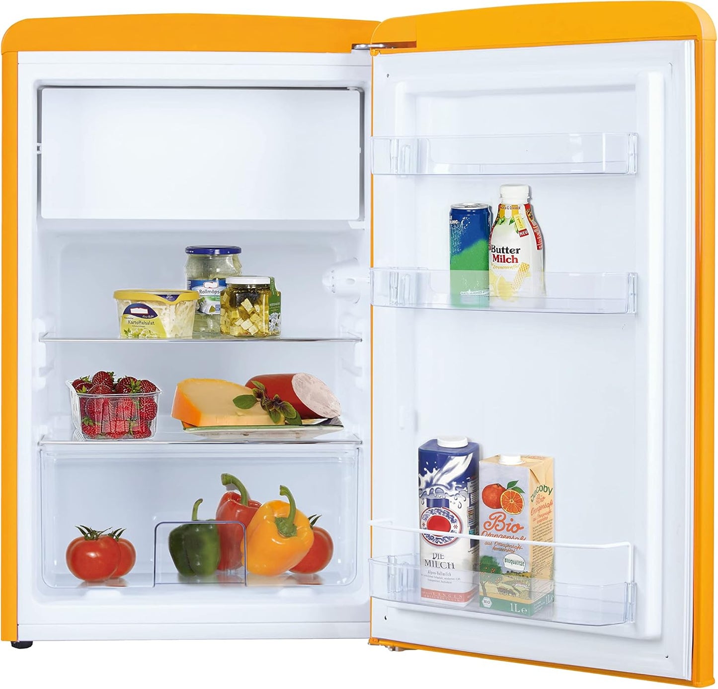 KS 15613 Y Frigo Combine Autoportante 108 L E Jaune