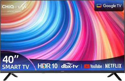 TV Connectée 40 Pouces Full HD Google TV Wi-Fi (L40FT) | Dolby Audio &Dbx-Tv, Triple Tuner DVB-C/T2/S2, Multiscreen, Prime Video & Netflix, HDR10 & HLG