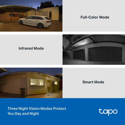 C510W 2K Caméra De Surveillance Wifi Extérieur 360°, Vision Nocturne Couleur, Détection De Personne Et Suivi De Mouvement, Étanche IP65, Alarme Sonore Personnalisable (Lot De 2)